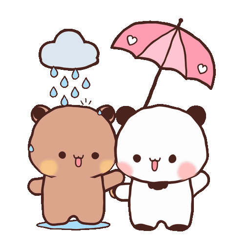 Dudu's umbrella in the rain